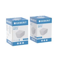 503.171.00.1 Smyle Square Комплект підвісного унітазу воронкоподібний, закрита форма, TurboFlush, з  Geberit промо фото 5