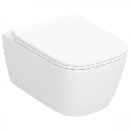 503.171.00.1 Smyle Square Комплект підвісного унітазу воронкоподібний, закрита форма, TurboFlush, з  Geberit промо