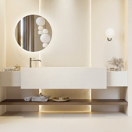 100381246 VIA MARMOL CREMA BONE 45X120(A) (1 сорт) PORCELANOSA (MC)