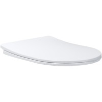3801082 HARMONY Кришка soft-close до унітазу підвісного, білий глянець (1 сорт) Devit фото 1