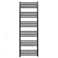 WWFIE090050K9M5E8P Рушникосушка електрична Terma Fiona One 900*500, колір чорний мат (RAL 9005), при Terma