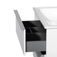 MTA-FHX0802WG-WCC0802WG X-Joy S, База з раковиною, підвісна, 80 см, 2 ящика, біла, глянець (1 сорт) AM.PM фото 1