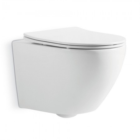 DUN30201111W Universal Підвісний безобідковий унітаз з кришкою soft-close та Vortex Flush, білий (1  Devit