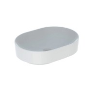 500.774.01.2 VariForm Умивальник еліптичний, вставний на столешню, 55х40см, без отвору, без перелива Geberit фото 1