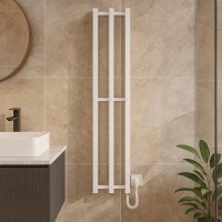 3.164.045798.WM Рушникосушка ел.HF Slim 1170х250 білий мат, в комплекті з прих.підкл (1 сорт) Hygge Family фото 6