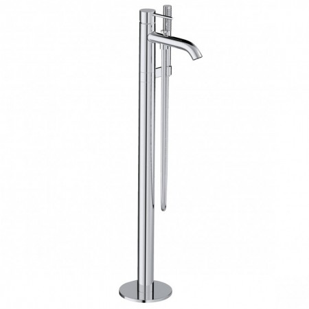 385900576 KLUDI BOZZ Змішувач ванни з ручним душем, окремостоячий, хром (1 сорт) Kludi