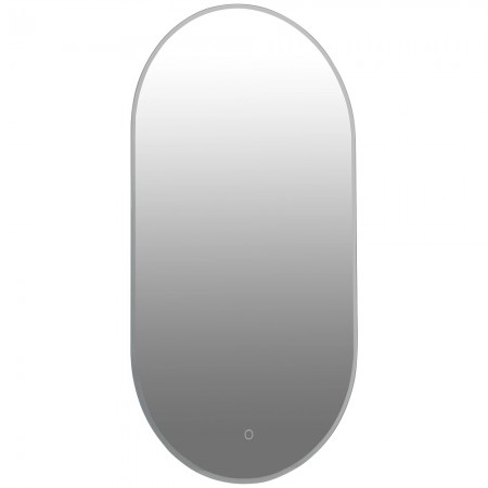22781 Дзеркало Solar 50x90 см UNI sensor з підсвіткою овальне (1 сорт) Аква Родос
