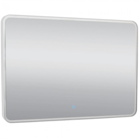 27451 Donato Дзеркало 100*70 см сенсор з підсвіткою, біле (1 сорт) Аква Родос