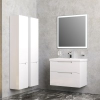 8807 тумба Інфініті з раковиною Elite 70 см (консольні), біла (1 сорт) Аква Родос фото 8