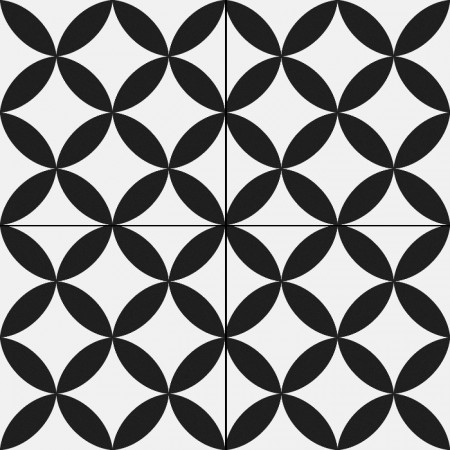 PRIS.PRE. CIRCLE BLACK (1 сорт) ALMERA CERAMICA (SPAIN)