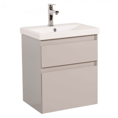 11293 ЕЛІТ Тумбаі Еліт  з раковиною Elite 60 см, мокко глянець (1 сорт) Аква Родос