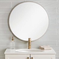 12263 Дзеркало DELLA R-line D-95, з  підсвіткою КРУГЛЕ (1 сорт) Аква Родос фото 8