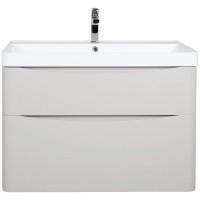 32228 Тумба Америна (кашемір) з умивальником Deep 90 см (консольна) (1 сорт) Аква Родос фото 3