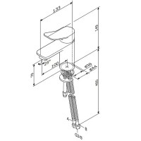 F85A02100 X-Joy S, змішувач для умивальника, хром (1 сорт) AM.PM фото 1