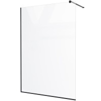 DSN100200B Style New Душове огородження Walk-In 1000x2000, чорний мат (1 сорт) Devit