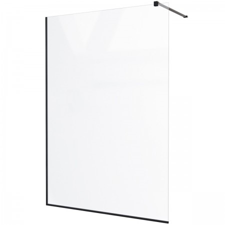 DSN100200B Style New Душове огородження Walk-In 1000x2000, чорний мат (1 сорт) Devit
