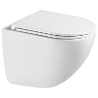 DUN0930111W Unda Унітаз підвісний 495x360x390mm з кришкою soft-close, Vortex Flush, білий глянець (1 Devit фото 1