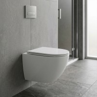 DUN0930111W Unda Унітаз підвісний 495x360x390mm з кришкою soft-close, Vortex Flush, білий глянець (1 Devit