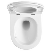 DUN0930111W Unda Унітаз підвісний 495x360x390mm з кришкою soft-close, Vortex Flush, білий глянець (1 Devit фото 7