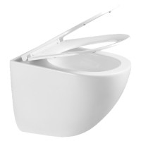 DUN0930111W Unda Унітаз підвісний 495x360x390mm з кришкою soft-close, Vortex Flush, білий глянець (1 Devit фото 2