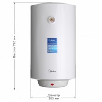 Водонагрівач MIDEA D50-15F1(D) (1 сорт) MIDEA фото 2