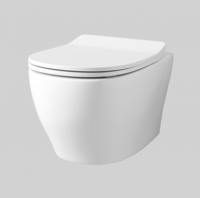 TEV006 01; 00+TEA005 01 TEN 4.0 Підвісний безобідковий унітаз з кришкою для унітазу SOFT-CLOSE , біл ArtCeram фото 1