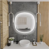 4407070 Ovale Дзеркало 700х700 з тачсенсором, LED підсвідкою та підігрівом (1 сорт) Devit фото 3