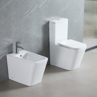 DFL2170211W Flow square Компакт 610x365x825мм з кришкою soft-close, Vortex Flush, білий глянець (1 с Devit фото 3