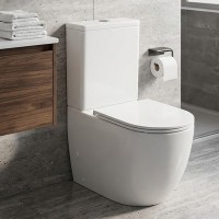 DFL0460211W Flow Компакт 630x390x840 mm з кришкою soft-close, Vortex Flush, білий глянець (1 сорт) Devit фото 1