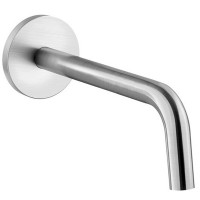 ZBOC140ST Light  Вилив для ванни 120мм, steel looking (1 сорт) Paffoni