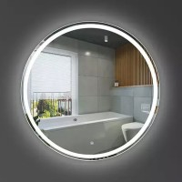 5501090 AllRound Кругле дзеркало d90см з LED підсвіткою та тачсенсором (1 сорт) Devit фото 2