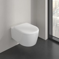 5656CL01 Skyla  Унітаз підвісний DirectFlush з кришкою QuickRelease/SoftClosing з турбозмивом, White VILLEROY  BOCH