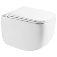 DFO1160111W Forma Унітаз підвісний 480x340x350mm з кришкою soft-close, Vortex Flush, білий глянець ( Devit фото 2