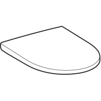 501.660.01.1 Сидіння з кришкою для унітаза iCon, Duroplast, Softclose, Quickfix, кріплення зверху, б Geberit фото 1