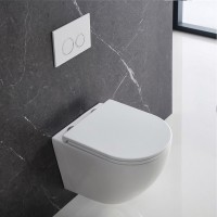 DFL0460111MW Flow Унітаз підвісний 495x365x365mm з кришкою soft-close, Vortex Flush, матовий білий ( Devit фото 5