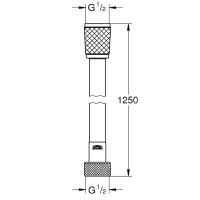 28150002 Relexaflex Душовий шланг-1,25  м (1 сорт) Grohe фото 1
