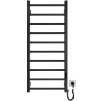 6.1.0803.06.BM Рушникосушка ел. HF Leeds  970x430 чорний мат, в комплекті з прих.підкл (1 сорт) Hygge Family фото 2