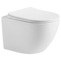 DBA70251111W Balance Підвісний безобідковий унітаз з кришкою soft-close, Vortex Flush, білий глянець Devit фото 1