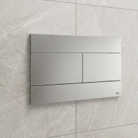 057141 Slim  клавіша подвійного змиву, Inox (1 сорт) OLI