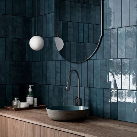 BLISS BLUE 6,5X20 (1 сорт) ALMERA CERAMICA (SPAIN)