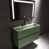 5743 11   Kanaal Раковина 1000х400х250, verde matt (1 сорт) Kerasan