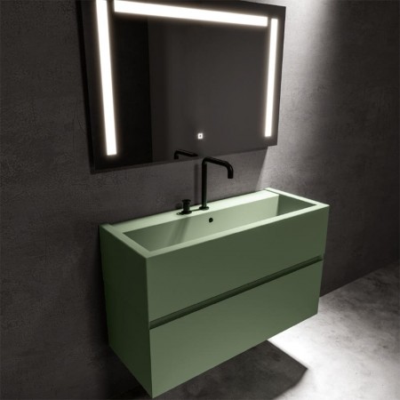 5743 11   Kanaal Раковина 1000х400х250, verde matt (1 сорт) Kerasan