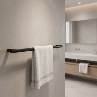 0856360 BAR HTE60 Тримач для рушників, чорний матовий (1 сорт) DECOR WALTHER фото 3