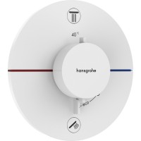 15554700 HG ShowerSelect Comfort S Зовнішня частина термостата на 2 споживачі, білий матовий (1 сорт HANSGROHE