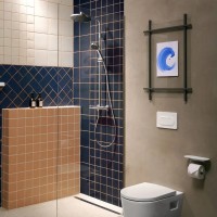 28078670 HG Activera S Душова система Showerpipe 240 1jet EcoSmart з Ecostat Fine Varia, чорний мато HANSGROHE фото 3