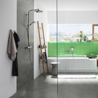 27267000 Crometta S 240 1jet Showerpipe Душова система д/душа (1 сорт) HANSGROHE фото 3