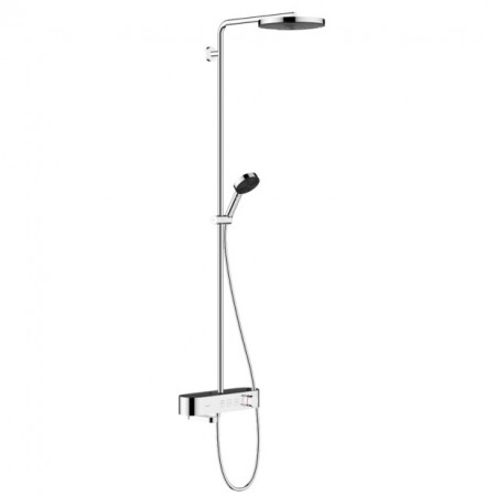 24230000 HG Pulsify Душова система Showerpipe 260 1jet з термостатом для ванни ShowerTablet 400, хро HANSGROHE