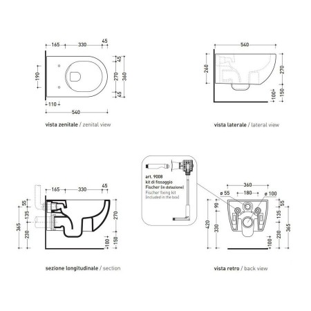 AP118S+QKCW09 APP Унітаз підвісний GoSilent+кришка Soft Close, білий (1 сорт) FLAMINIA
