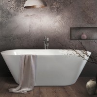 17070130WL Style Lite Ванна окремостояча 167x72,5 см з литого (штучного) каменю Caststone, без перел Devit фото 2