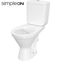 K119-015 CERSANIA II SIMPLEON Компакт 751 011 3/6 з кришкою дюропласт softclose і ф-єю простоно знят CERSANIT-С Україна фото 1